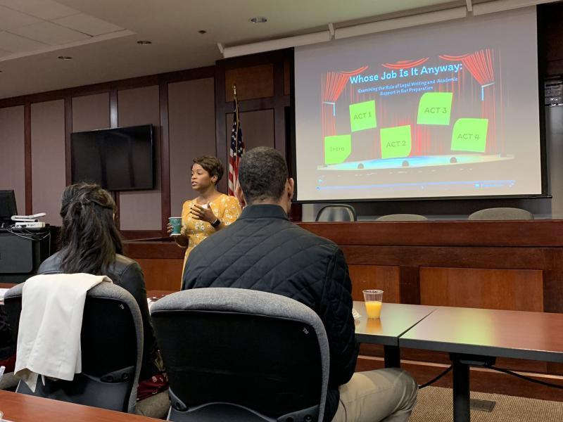 photo of person presenting