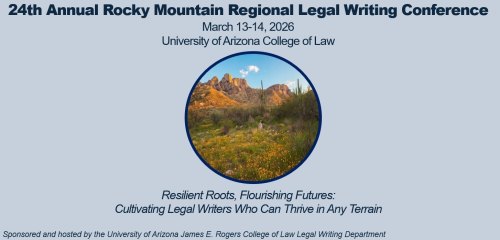 photo of mountains and text with conference name and dates